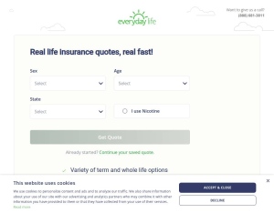 Everyday Life Insurance · US (Proof required)