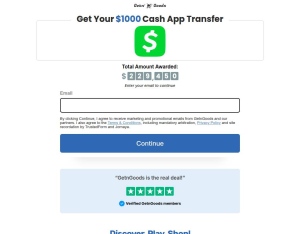 GetnGoods · 1k Cash App Rewards · Network