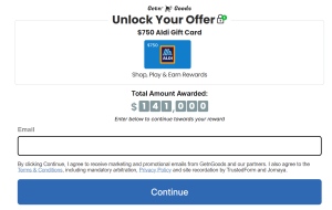 GetnGoods · 750 Aldi Rewards
